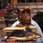 Alf se fait un sandwich au chat